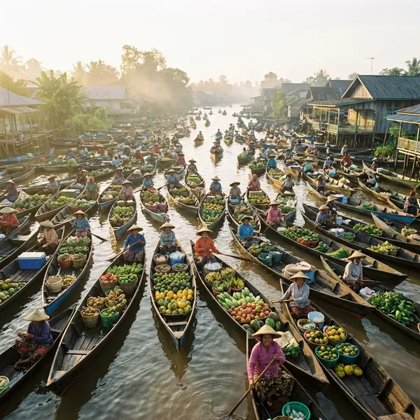 Pasar Terapung Lok Baintan Banjarmasin: Jam Buka, Rute & Tips 2026